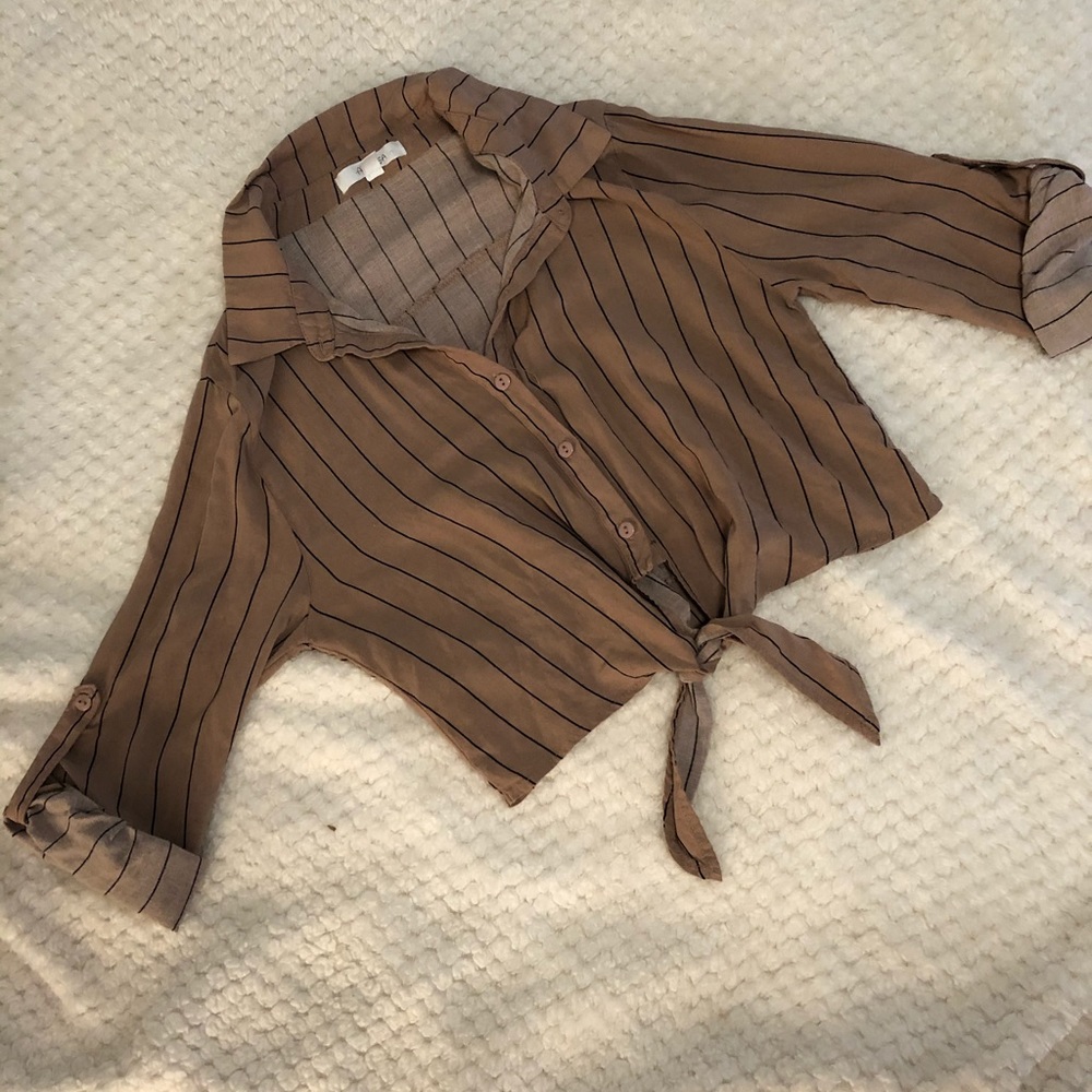 Tied crop top